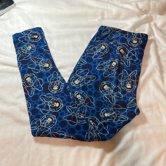 LuLaRoe Pants - *Lularoe Tall & Curvy EUC - Minnie Mouse print
